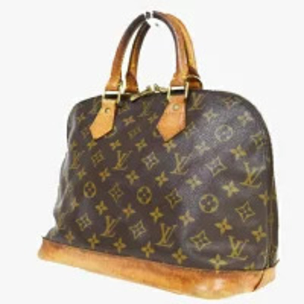 Louis Vuitton Alma Handbag Monogram Leather